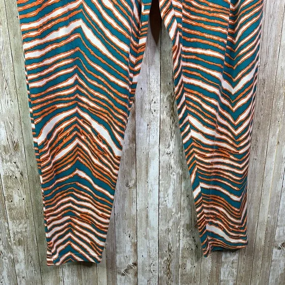 Miami Dolphins NFL Men's Throwback Zebra Pants, Size large vintage 1990s